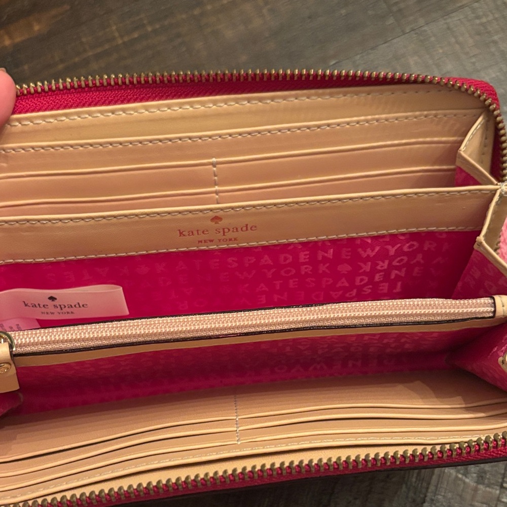 Kate Spade Vibrant Red Bucket Bag and Wallet Set - Picture 12 of 16